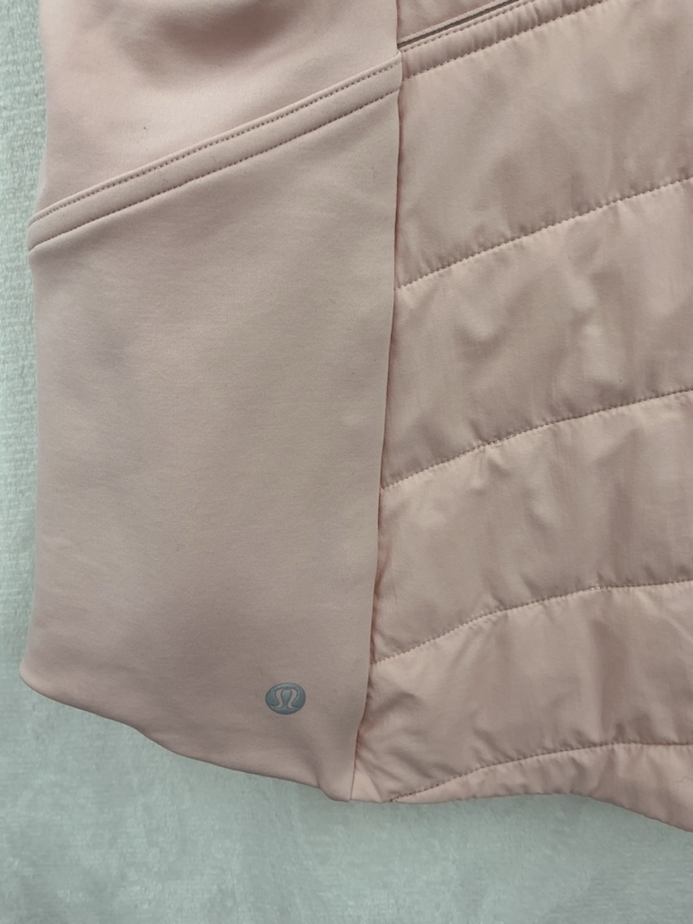 lululemon athletica pale pink quilted vest 761 - Picture 7 of 8